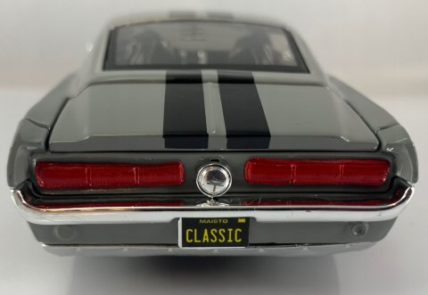 Ford MUSTANG GT 1967 1:24 grey model Maisto 31094 Ford MUSTANG GT 1967 1:24 grey model Maisto 31094