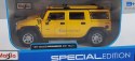 HUMMER H2 SUV 2003 yellow 1:27 Maisto 31231