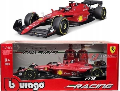 Bolid F1 Ferrari F1-75 Leclerc 2022 BBurago 1:18