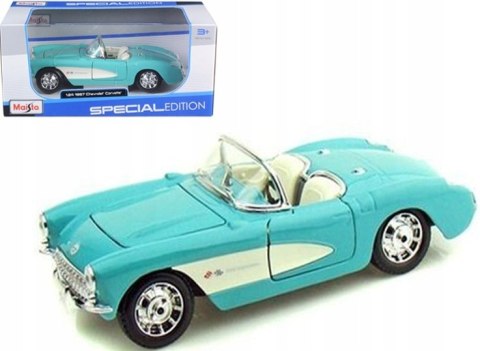 Chevrolet Corvette 1957 1:24 Maisto 31275 blue Chevrolet Corvette 1957 1:24 Maisto 31275 blue