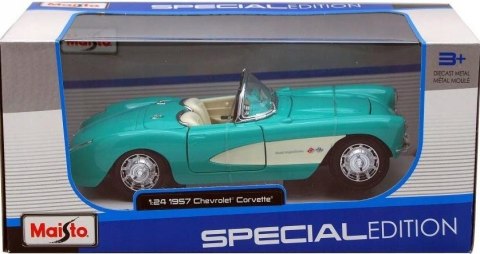 Chevrolet Corvette 1957 1:24 Maisto 31275 blue Chevrolet Corvette 1957 1:24 Maisto 31275 blue