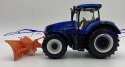 Ciągnik New Holland T7 z pługiem 1:32 BBURAGO