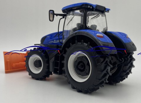 Ciągnik New Holland T7 z pługiem 1:32 BBURAGO Ciągnik New Holland T7 z pługiem 1:32 BBURAGO