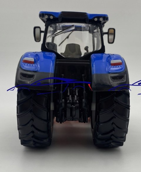 Ciągnik New Holland T7 z pługiem 1:32 BBURAGO Ciągnik New Holland T7 z pługiem 1:32 BBURAGO
