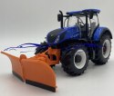 Ciągnik New Holland T7 z pługiem 1:32 BBURAGO