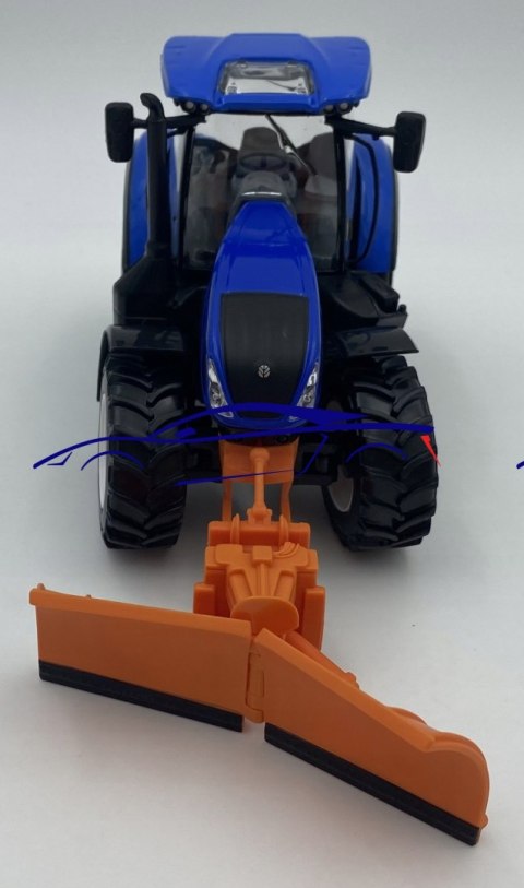 Ciągnik New Holland T7 z pługiem 1:32 BBURAGO Ciągnik New Holland T7 z pługiem 1:32 BBURAGO