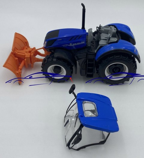 Ciągnik New Holland T7 z pługiem 1:32 BBURAGO Ciągnik New Holland T7 z pługiem 1:32 BBURAGO