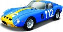 FERRARI 250 GTO #112 blue Bburago 26305 1:24