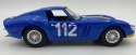 FERRARI 250 GTO #112 blue Bburago 26305 1:24