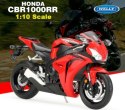 HONDA CBR 1000 RR motocykl model 1:10 Welly 62804