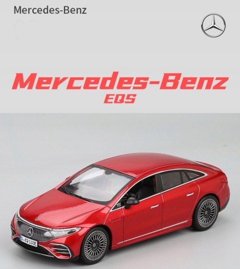 MERCEDES EQS red 1:24 do składania Maisto 39261 MERCEDES EQS red 1:24 do składania Maisto 39261