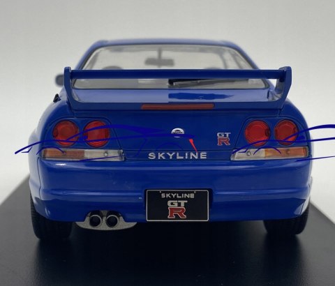 NISSAN Skyline GT-R R33 WB124174 WhiteBox 1:24 NISSAN Skyline GT-R R33 WB124174 WhiteBox 1:24