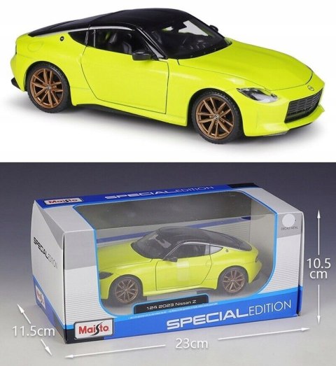 Nissan Z 2023 yellow 1:24 Maisto 32904 Nissan Z 2023 yellow 1:24 Maisto 32904