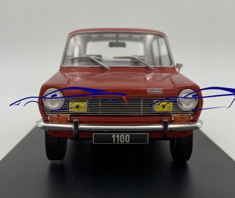 Simca 1100 red 1969 model 124167 WhiteBox 1:24 Simca 1100 red 1969 model 124167 WhiteBox 1:24