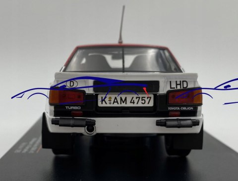 Toyota Celica TwinCam TA64 #3 Waldegard IXO 1:24 Toyota Celica TwinCam TA64 #3 Waldegard IXO 1:24