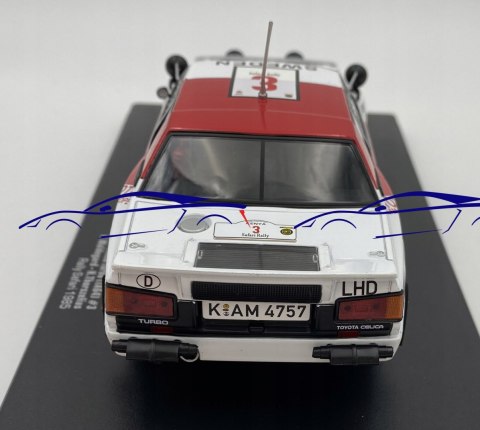 Toyota Celica TwinCam TA64 #3 Waldegard IXO 1:24 Toyota Celica TwinCam TA64 #3 Waldegard IXO 1:24