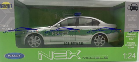 BMW 330i E90 POLIZIA model 22465GP Welly 1:24 BMW 330i E90 POLIZIA model 22465GP Welly 1:24