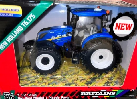 Ciągnik NEW HOLLAND T6.175 1:32 Britains 43356 Ciągnik NEW HOLLAND T6.175 1:32 Britains 43356