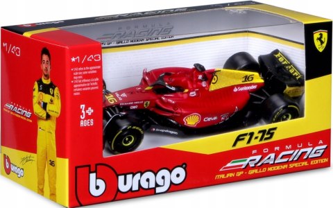 F1 FERRARI F1-75 MONZA 22 Leclerc #16 BBurago 1:43 F1 FERRARI F1-75 MONZA 22 Leclerc #16 BBurago 1:43