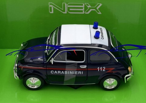 Fiat 500 Carabinieri model 22515IC Welly 1:24 Fiat 500 Carabinieri model 22515IC Welly 1:24