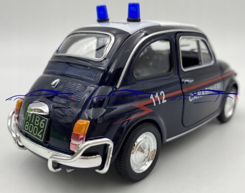 Fiat 500 Carabinieri model 22515IC Welly 1:24 Fiat 500 Carabinieri model 22515IC Welly 1:24