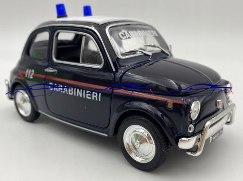 Fiat 500 Carabinieri model 22515IC Welly 1:24 Fiat 500 Carabinieri model 22515IC Welly 1:24