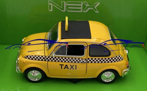 Fiat 500 Taxi model 22515TI Welly 1:24 Fiat 500 Taxi model 22515TI Welly 1:24