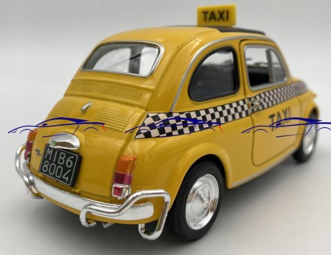 Fiat 500 Taxi model 22515TI Welly 1:24 Fiat 500 Taxi model 22515TI Welly 1:24