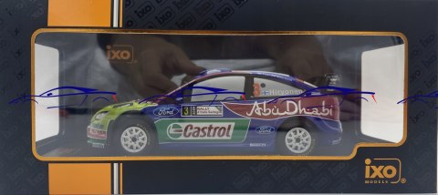 Ford Focus RS Hirvonen Sardynia 09 model IXO 1:24 Ford Focus RS Hirvonen Sardynia 09 model IXO 1:24