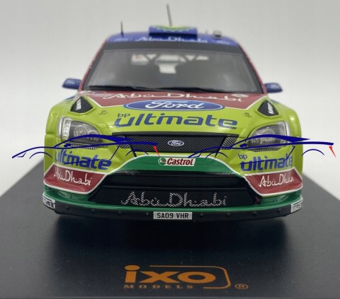 Ford Focus RS Hirvonen Sardynia 09 model IXO 1:24 Ford Focus RS Hirvonen Sardynia 09 model IXO 1:24