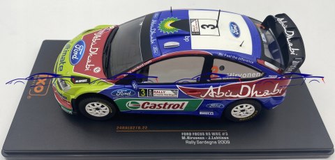 Ford Focus RS Hirvonen Sardynia 09 model IXO 1:24 Ford Focus RS Hirvonen Sardynia 09 model IXO 1:24