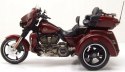 HARLEY DAVIDSON 2021 CVO Tri Glide 1:12 Maisto trike trajka burgundowy