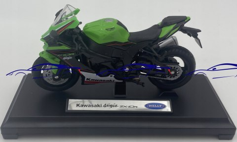 KAWASAKI Nnja ZX-10R 2021 model 1:18 Welly KAWASAKI Nnja ZX-10R 2021 model 1:18 Welly