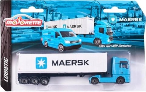 MAERSK MAN TGX Majorette Logistic METAL kontener 40ft MAERSK MAN TGX Majorette Logistic METAL kontener 40ft