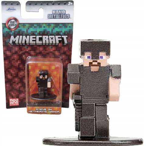 Minecraft STEVE Netherite Armor figurka METAL Jada