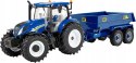 NEW HOLLAND T6 + przyczepa NC 1:32 Britains 43268