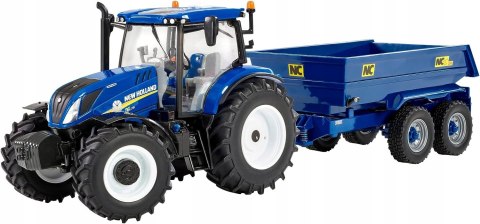 NEW HOLLAND T6 + przyczepa NC 1:32 Britains 43268