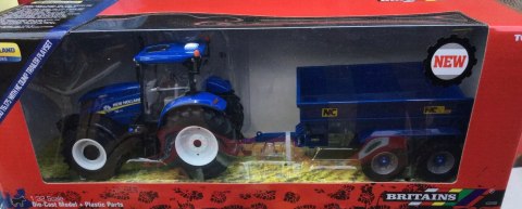 NEW HOLLAND T6 + przyczepa NC 1:32 Britains 43268 NEW HOLLAND T6 + przyczepa NC 1:32 Britains 43268