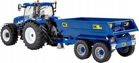 NEW HOLLAND T6 + przyczepa NC 1:32 Britains 43268 NEW HOLLAND T6 + przyczepa NC 1:32 Britains 43268