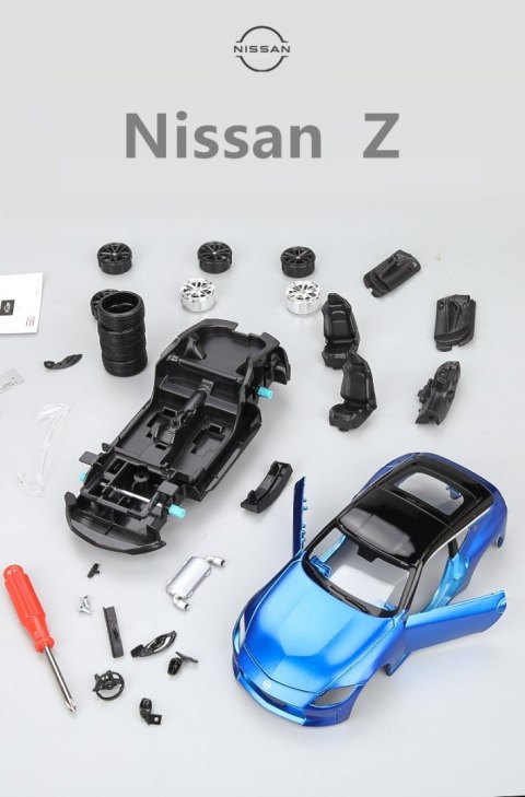 Nissan Z 2023 blue 1:24 do składania Maisto 39267 Nissan Z 2023 blue 1:24 do składania Maisto 39267