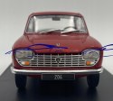 Peugeot 204 red 1968 WhiteBox 124181 1:24