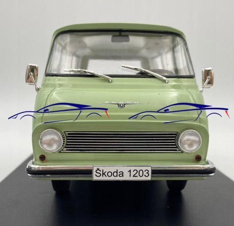 Skoda 1203 1968 light green WhiteBox 124176 1:24 Skoda 1203 1968 light green WhiteBox 124176 1:24