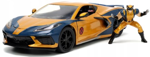 Chevy Corvette 2022 Wolverine MARVEL JADA 1:24 Chevy Corvette 2022 Wolverine MARVEL JADA 1:24