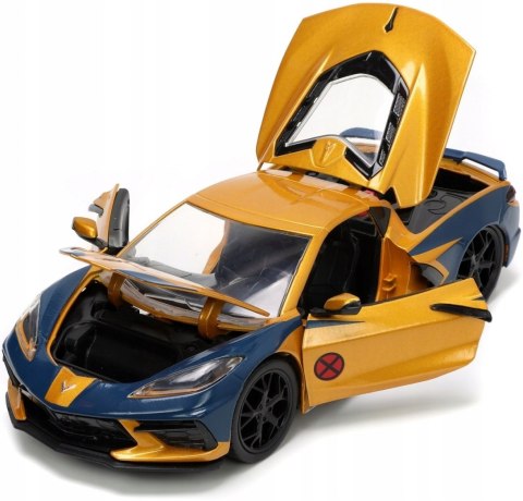 Chevy Corvette 2022 Wolverine MARVEL JADA 1:24 Chevy Corvette 2022 Wolverine MARVEL JADA 1:24