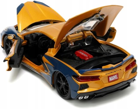 Chevy Corvette 2022 Wolverine MARVEL JADA 1:24 Chevy Corvette 2022 Wolverine MARVEL JADA 1:24