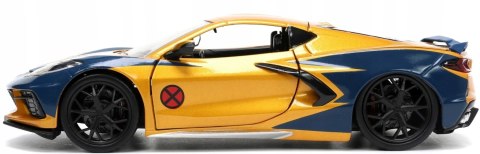 Chevy Corvette 2022 Wolverine MARVEL JADA 1:24 Chevy Corvette 2022 Wolverine MARVEL JADA 1:24