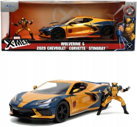 Chevy Corvette 2022 Wolverine MARVEL JADA 1:24 Chevy Corvette 2022 Wolverine MARVEL JADA 1:24