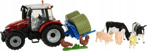 Ciągnik Massey Ferguson 5612 zestaw Britains 43205