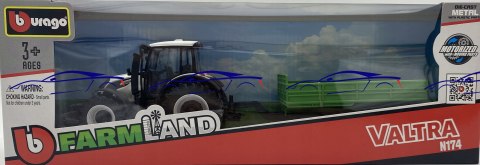 Ciągnik VALTRA N174 przyczepa wywrotka BBURAGO Ciągnik VALTRA N174 przyczepa wywrotka BBURAGO