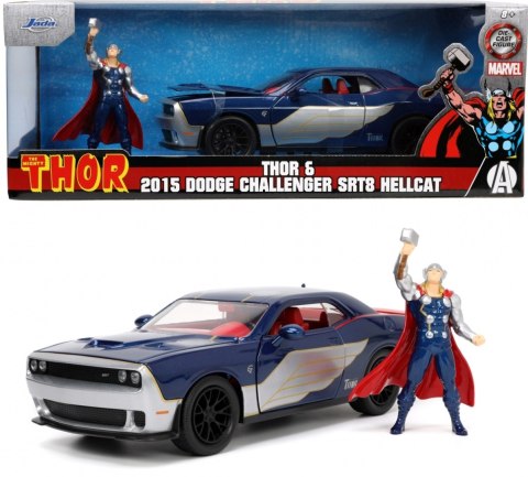 Dodge Challenger SRT Hellcat THOR MARVEL JADA 1:24 Dodge Challenger SRT Hellcat THOR MARVEL JADA 1:24